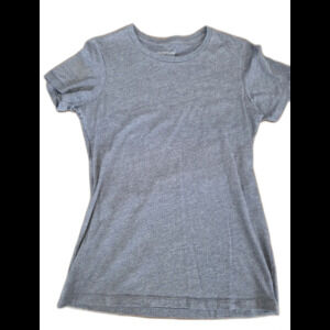 Womens Grunt Style Fitted T Shirt Sz L Navy W Black Flag